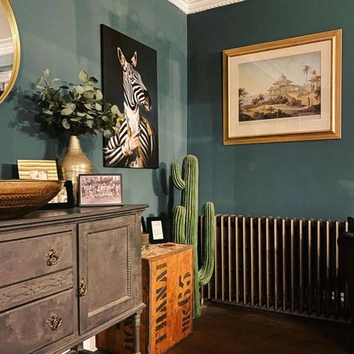 Foto der Farbe Farrow and Ball 289 Inchyra Blue