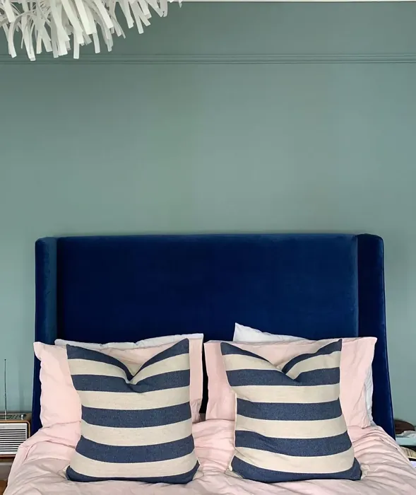 Farrow and Ball Dix Blue schlafzimmer farbe